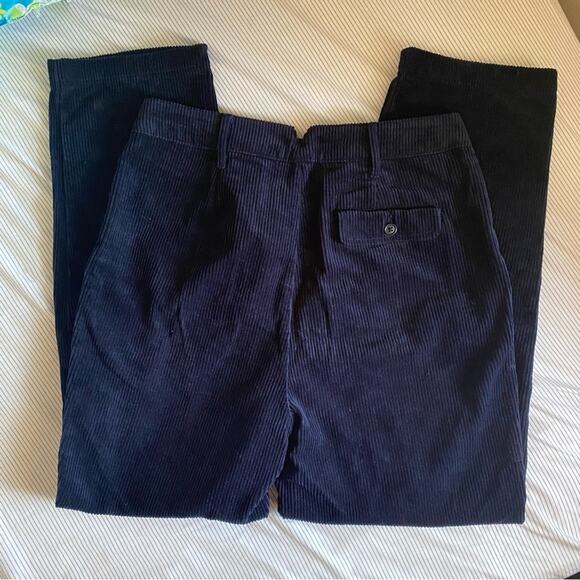 Tuckernuck Alex‎ Mill Boy Pant in Rugged Corduroy Navy blue high rise - Picture 8 of 8